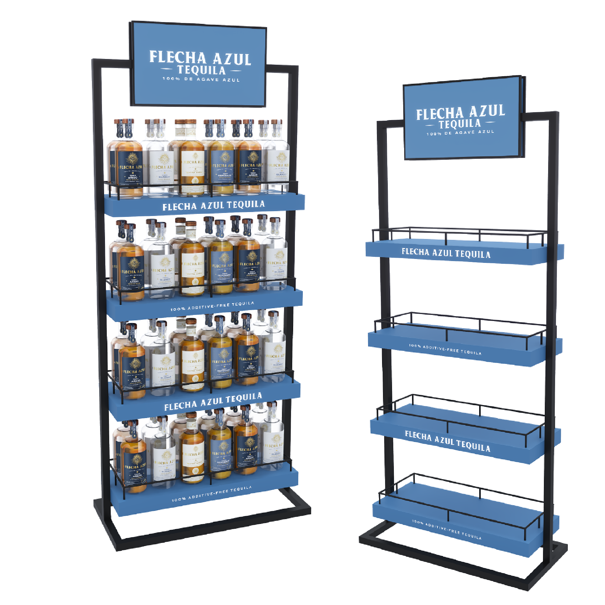 Apache Fashion Mineral Water Display Rack Customizable Floor Type for Hot Stores in Supermarkets — view 5