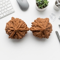 Bureau triangulaire haut de gamme en bois de noyer massif, idéal pour la pratique sensorielle, cadeau d'entreprise, vente en gros