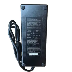 GSM220B24-R7B Betekenen Goed 24V 221W AC-DC Hoge Betrouwbaarheid Groene Medische Adapter Standaard Stekker, Power Din 4P Met Slot