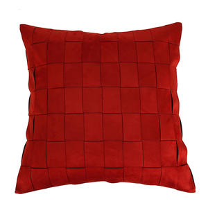 Housse de coussin de Noël 18x18 20x20 à carreaux rouges, taies d'oreiller du Nouvel An, housse de coussin géométrique pour canapé, lit, décoration de la maison - Product Image 6