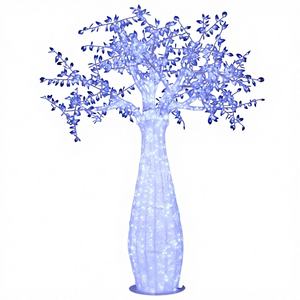 Atractiva Lámpara de Resina LED con Forma de Gota de Agua, IP65 Impermeable, para Decoración Navideña en Interiores/Exteriores, Bodas y Eventos - Product Image 1