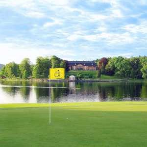 Drapeaux de golf de marquage personnalisés 30x45cm Drapeaux numériques Bannières 12x18 pouces Drapeaux de golf double face <span class=keywords><strong>200D</strong></span> - Product Image 5