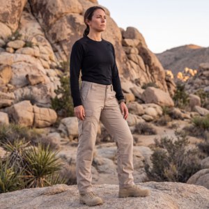 <span class=keywords><strong>Damen</strong></span> Cargo-Hosen Ripstop-Stoff Multi-Taschen Damenhosen Reißfest für Outdoor Wandern Camping - Product Image 5