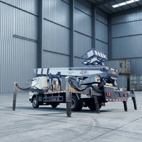 중국 공장 공급 4x2 신형 디젤 가구 운반용 고소작업차 (주택 이사 작업용)