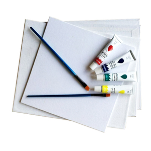 2024 pas cher en gros artiste 100 coton blanc 9*12 pouces art peinture panneaux de toile vierges - Product Image 1