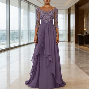 فستان وصيفة الشرف الأنيق من الشيفون لعام 2026، مقاس XL، لحفلات التخرج والسهرات، فستان سهرة طويل للحفلات السنوية الجديدة، تصنيع حسب الطلب - Product Image 4