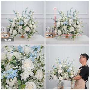Wholesale New Design Flower Ball Wedding Centerpieces Flower Ball babysbreath and Rose Flower Ball - Product Image 3