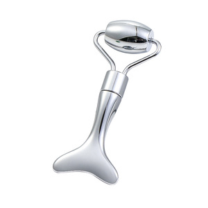 Rodillos de Masaje de Cristal y Jade al por Mayor para la Cara, Rodillos Faciales con Diseño de Escamas de Pescado, <span class=keywords><strong>Agujas</strong></span> de <span class=keywords><strong>Acupuntura</strong></span> para Masaje - Product Image 2