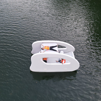 Nouveau design Rafting en eau vive Drop Stitch PVC Bateau flottant électrique gonflable Maison Bateau