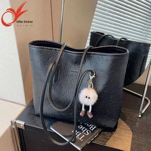 Bolso Tote de PU para Mujer, Cierre de Cremallera, Estilo Urbano Simple, Primavera 2025, Nuevo, para Estudiantes y Viajes Diarios - Product Image 3