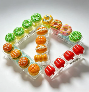 Porte-clés mécanique anti-stress personnalisé en plastique avec lumière LED, clé de clavier, jouet sensoriel, cadeau unisexe, marque ONR - Product Image 4