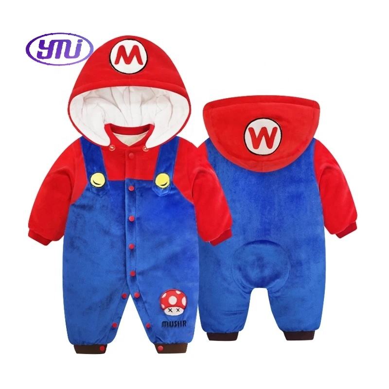 Onesie Ropa De Mario Bros Para Bebe Cómodo Mono Mario En Varios