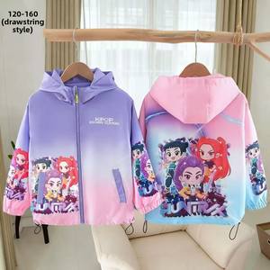 เสื้อแจ็คเก็ตผู้หญิงพิมพ์ลาย K-Pop Kpop Demon Hunters รุ่นใหม่ สไตล์ลำลองสำหรับฤดูใบไม้ผลิ มีซิปและฮู้ด - Product Image 6