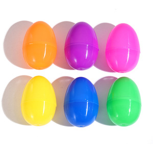 Huevos de Pascua Clásicos de Plástico Baratos, Decoraciones de 42*60 mm, Color Macaron, Impresión por Grabado, Marca JINCAN - Product Image 6