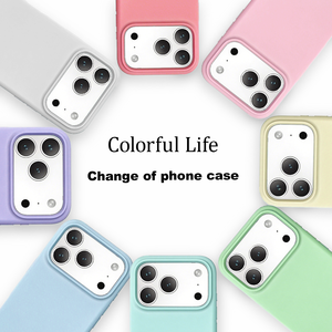 เคสป้องกันโทรศัพ<span class=keywords><strong>ท</strong></span>์<span class=keywords><strong>มือ</strong></span><span class=keywords><strong>ถือ</strong></span>ซิลิโคนเหลวอุปกรณ์เสริมสำหรับ iPhone 17PROMAX สีตามสั่ง - Product Image 2