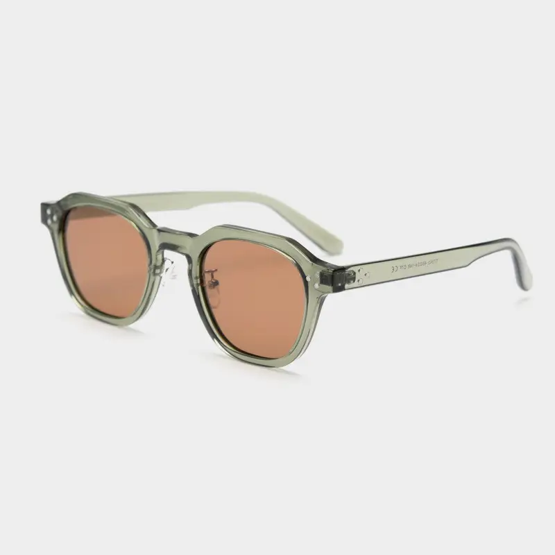 Lunettes de soleil polarisées à monture TR90 Petites lunettes de soleil carrées à la mode pour homme femme