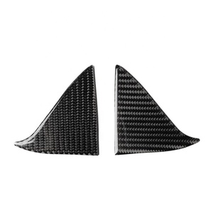 フロントインサイドドア13-18 Mazda3Axela装飾トリム用トライアングルカーボンファイバーステッカーインテリアアクセサリー - Product Image 2