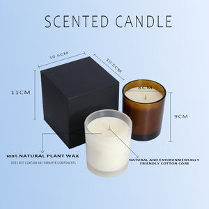 Vendita calda fatto a mano candele d'arte eco-friendly naturale cera di soia di lusso profumo di lunga durata barattolo di vetro profumi personalizzati Diwali - Product Image 6
