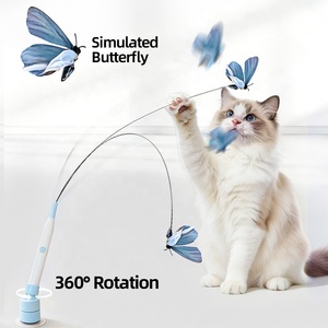 Jouet <span class=keywords><strong>pour</strong></span> chat électrique 2-en-1 avec ventouse puissante, apaisant automatique et stimulant l'éveil intellectuel, jouet portatif <span class=keywords><strong>pour</strong></span> chat - Product Image 3