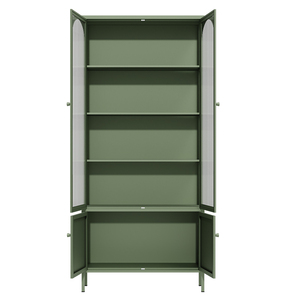 Armario de exhibición de metal personalizado <span class=keywords><strong>para</strong></span> dormitorio, sala de estar, almacenamiento <span class=keywords><strong>para</strong></span> el hogar <span class=keywords><strong>con</strong></span> puerta de cristal, estantes <span class=keywords><strong>para</strong></span> <span class=keywords><strong>libros</strong></span>, <span class=keywords><strong>muebles</strong></span> <span class=keywords><strong>para</strong></span> tiendas de <span class=keywords><strong>libros</strong></span> - Product Image 2