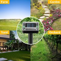 Kanlong Solaire repoussant serpent extérieur oiseau Offre Spéciale Ferme yard ultrasonique Solaire répulsif de rat