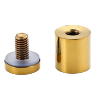M19 M25 Acier Inoxydable A2 A4 A2-70 A2-80 A4-70 A4-80 Finition Dorée Placage Enseigne Murale Verre Standoff