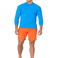 Nouveau produit : Rashguard tendance pour homme, col rond, manches longues, coupe ajustée et confortable, idéal pour l'extérieur (OEM personnalisé)