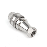 Conector Rápido de Alta Presión para Instalaciones Internacionales, Conector de Electrolito con Rosca Interna, Accesorio para Tuberías de Agua