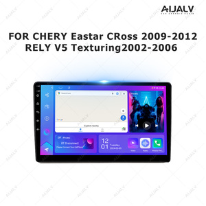 Marco de Radio Android con textura de 9 pulgadas, marco de Radio Dvd para CHERY Eastar CROSS 2009-2012 PELY V5 2002-2006 - Product Image 2