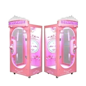 ตู้คีบตุ๊กตาสีชมพูแบบหยอดเหรียญสำหรับร้านค้าในห้างสรรพสินค้า - Product Image 6