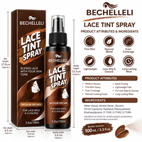Spray Teintant pour Perruques Oalen/Luxfume/Breazf 100ml Marron Foncé, Marron Moyen, Marron Clair, Fixation Forte pour Usage Domestique – Vente en Gros Marque Privée