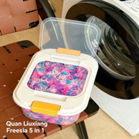 Perles de gel lessive 5-en-1 Quan Liuxiang Xiao Canglan, 300 microcapsules grande capacité, fixation de la fragrance, parfum longue durée