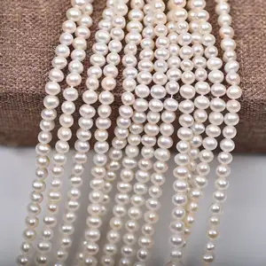 Wholesale 4-4.5mm Baroque Potato Pearls Cultured Freshwater Pearls