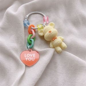 ขายส่งพวงกุญแจกระเป๋าเกาหลี ลายการ์ตูน สำหรับนักเรียน รูปหมี - Product Image 5