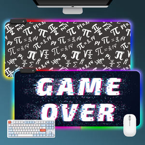 Alfombrilla de ratón RGB al por mayor, alfombrilla de juego para ordenador, alfombrilla antideslizante para teclado de Jugador - Product Image 6
