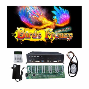 Máquina de Juego Arcade Ocean King 4 Birds Frenzy, Aokey Ak-f035L, 4~10 Jugadores, Inglés, Metal/Vidrio/Madera, 110/220V - Product Image 1