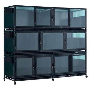 Köpekler ve kediler için Pet Shop ekran Metal kafesleri-dayanıklı katlanabilir yerden tasarruf - Product Image 5