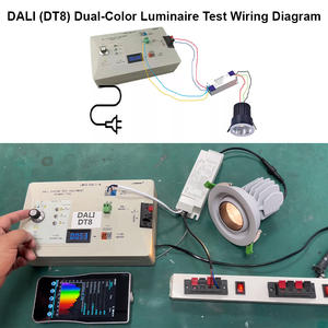 LMCS-<span class=keywords><strong>DALI</strong></span>-1 <span class=keywords><strong>Dali</strong></span> ที่หรี่ DT8แบบคู่0-10V มิเตอร์ทดสอบการหรี่แสง0-10V สำหรับการติดตั้ง LED การทดสอบแสงแบบปรับได้ - Product Image 2