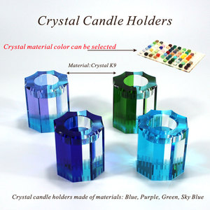 Portacandele Hitop in <span class=keywords><strong>Cristallo</strong></span> K9 Trasparente di Alta Qualità, Design Elegante per <span class=keywords><strong>Tavolo</strong></span> da Pranzo, Decorazione Casa, Confezione Regalo - Product Image 3