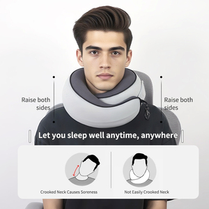 Miễn phí điều chỉnh du lịch cổ gối bộ nhớ bọt điền chậm phục hồi Ergonomic thiết kế để dễ dàng mang Cổ hỗ trợ gối - Product Image 3