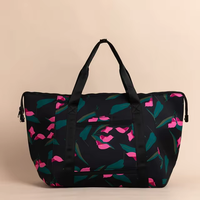 Outdoor Premium wasserdichte Carry all Reisetasche Custom Jasmine Neopren Gym Weekender Einkaufstasche für Frauen