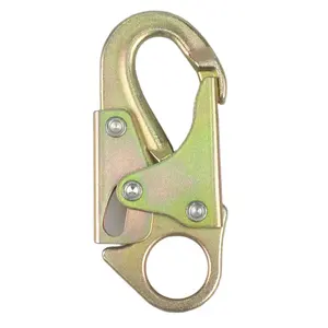 JENSAN Custom 23KN Safety Snap Hook High Quality Steel Double Lock Stamped Snap Hook for Protection