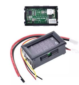 Digitales Voltmeter Amperemeter DC 0-100V / 200V – 10A / 100A, LED-Anzeige, Modell M4430