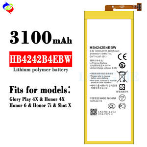 Vervangende Gb T18287 2013 mobiele telefoonbatterij HB4242B4EBW voor HUAWEI Glory Play 4X/Honor 4X/Honor 6/Honor 7i / Shot X - Product Image 2