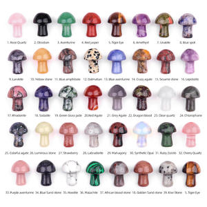 Mini Champignon en Améthyste Polie de 2 cm pour Décoration DIY de Micro-Paysage, Style Mori, Jardin et <span class=keywords><strong>Pot</strong></span> de Fleurs - Product Image 1