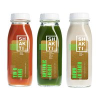 Bouteille en verre pour lait, boissons et eau, avec couvercle en plastique inviolable, sécurité enfant, 300 ml, 500 ml, 100 ml