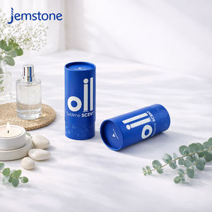 Emballage en tube de papier kraft biodégradable et écologique imprimé sur mesure pour les cosmétiques, parfums, crèmes de soin, poudres en vrac, maquillage - Product Image 2