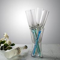 Verres à champagne colorés avec base pointue et support, 6 pièces, flûtes à cocktail hautes pour bar et fête, 33 cm 43 cm