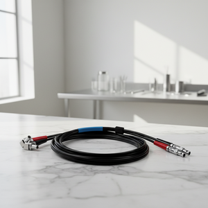 สายเคเบิลอัลตราโซนิกแบบคู่เลโมส 00 ถึง 90 องศาสำหรับเครื่องมือ NDT RG174 อุตสาหกรรม - Product Image 1
