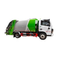 Camion benne à déchets compacteur Dongfeng 6-8 m³ 4x2 pour l'assainissement urbain